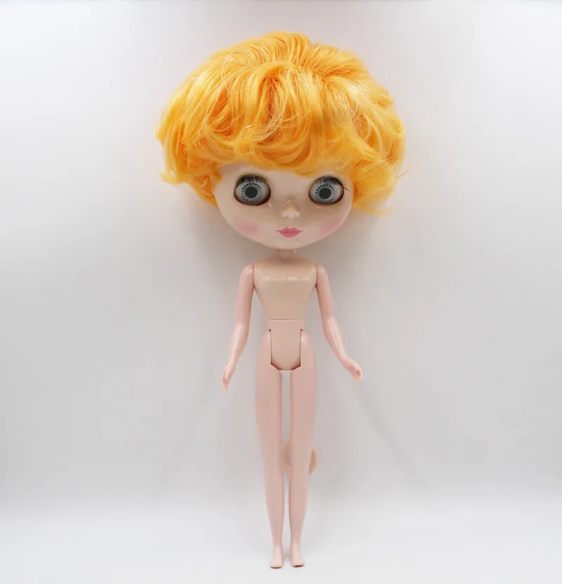 Free Shipping colorful RBL-906B DIY Blyth doll fashion hair 4 big eyes man body 1/6 BJD special price boy toy girl birthday gift | Игрушки и