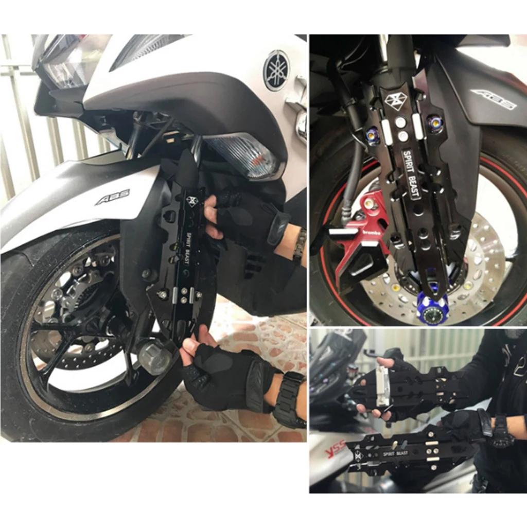 

Front Fork Protector Shock Absorber Guard Dust Easy to Install, Universal Fits for Most Motorcycles
