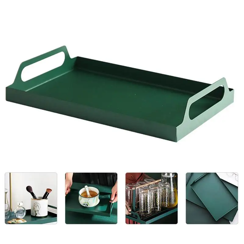 

1pc Rectangular Service Plate Dessert Fruit Storage Tray Bar Fast Food Tray