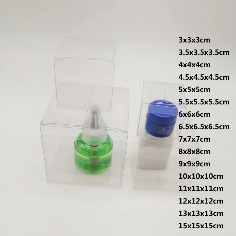 Pvc Clear Transparent Box For Cake Candy Plastic Storage Box Christmas Gift Wedding Jewelry Packing Box