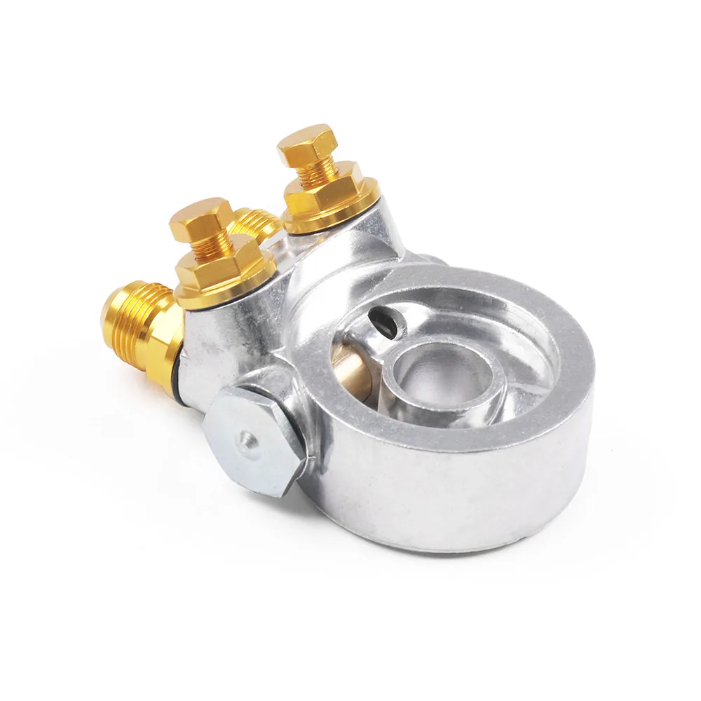 Для Honda масляный фильтр охладитель Сэндвич резьба пластина адаптер Алюминиевый