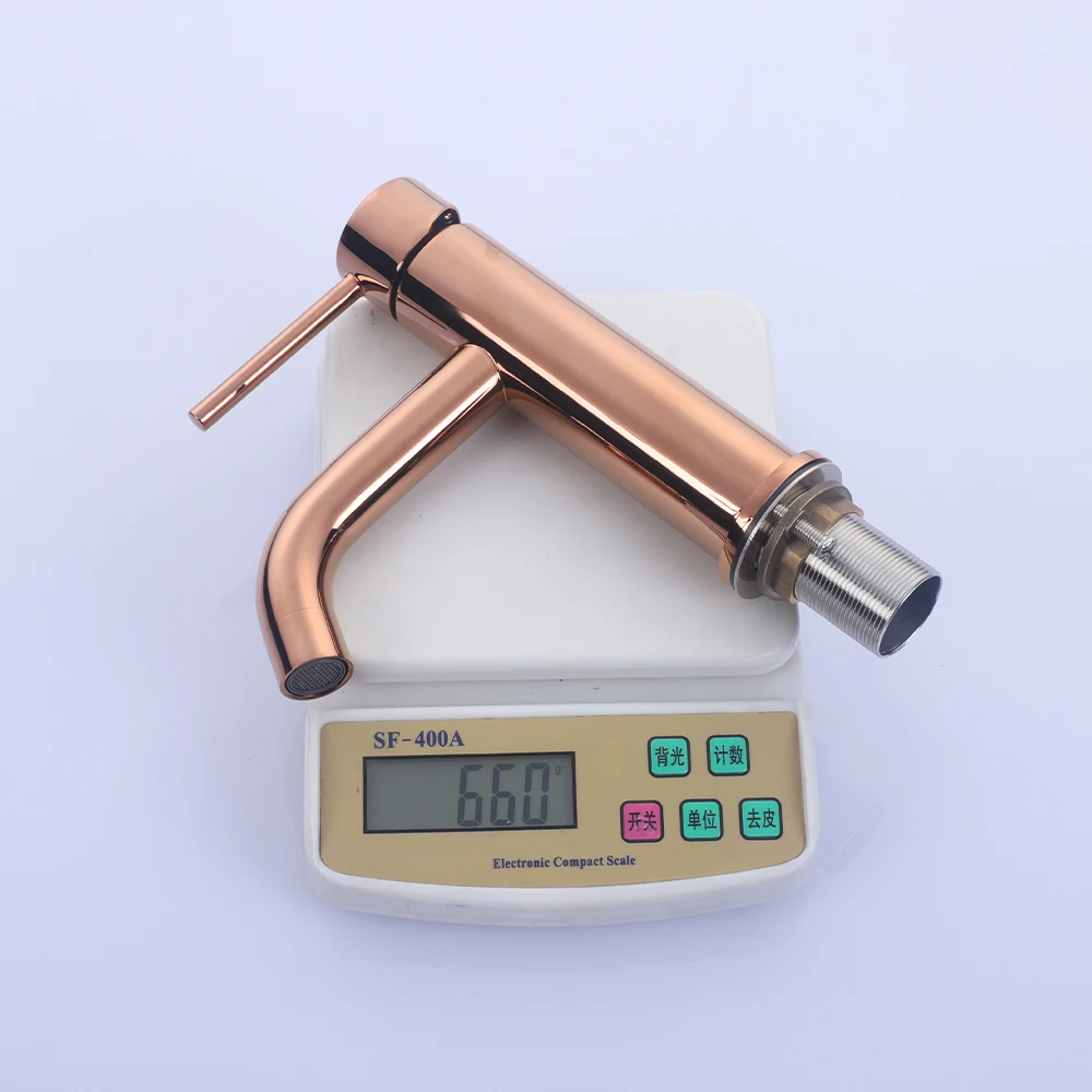 Bagnolux латунь один держатель одно отверстие розовое золото современный на бортике