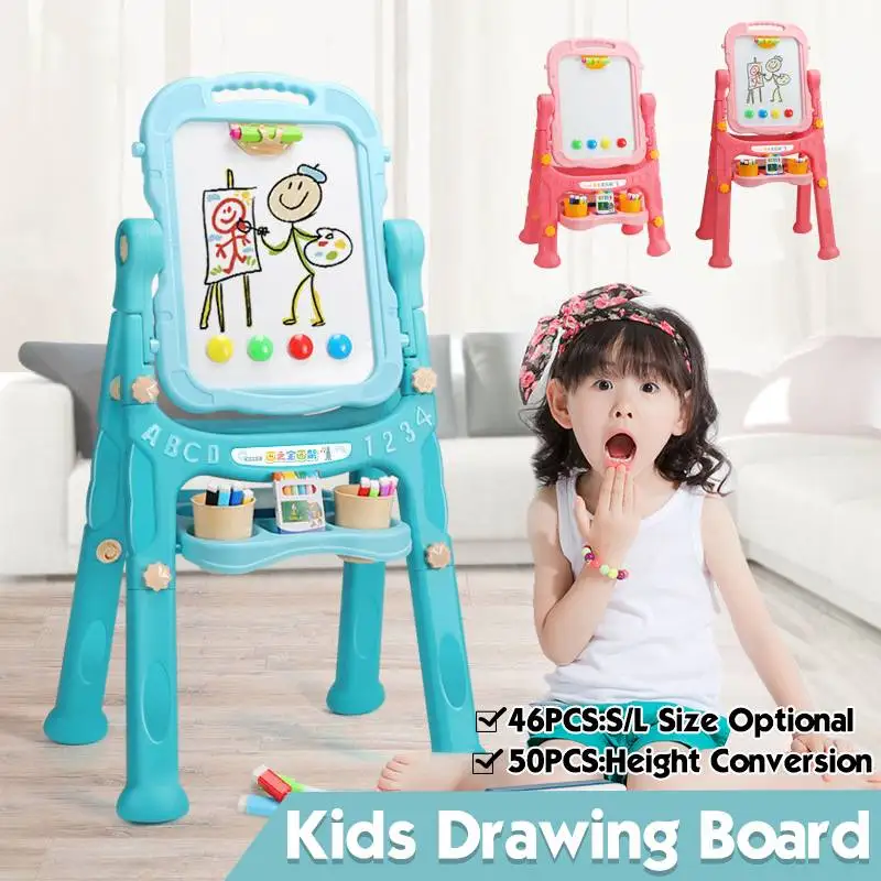 

46/50 шт 1 комплект магнитная доска для рисования детские развивающие игрушки детский альбом для рисования написание граффити доски стираема...