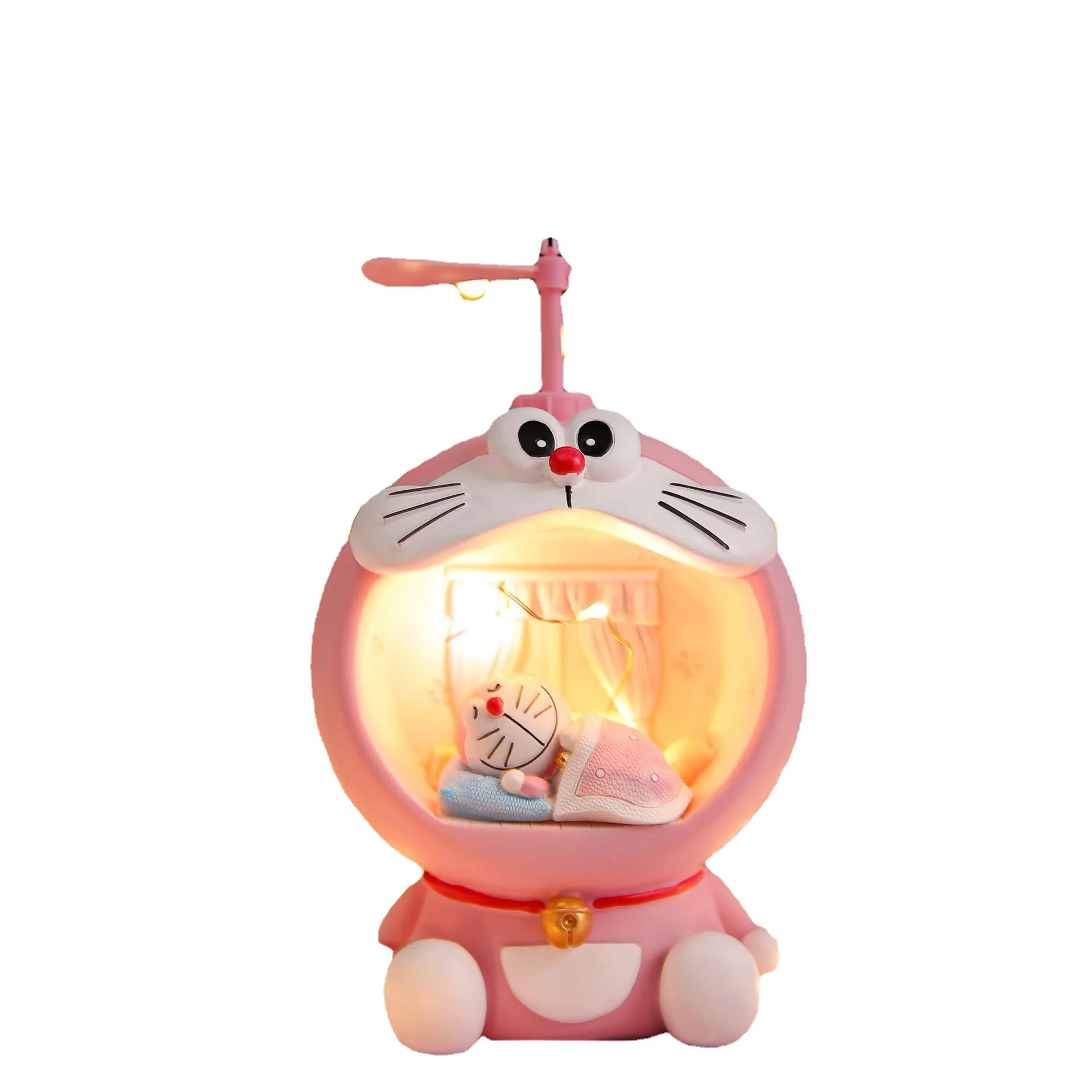 Фигурка Doraemon Ночной светильник игрушка творческий мультфильм украшения Pokonyan