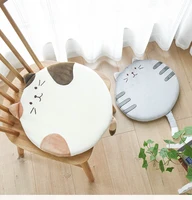 japanese cat cushion office bedroom thick summer student classroom butt pad home round computer chair cushion home textiel