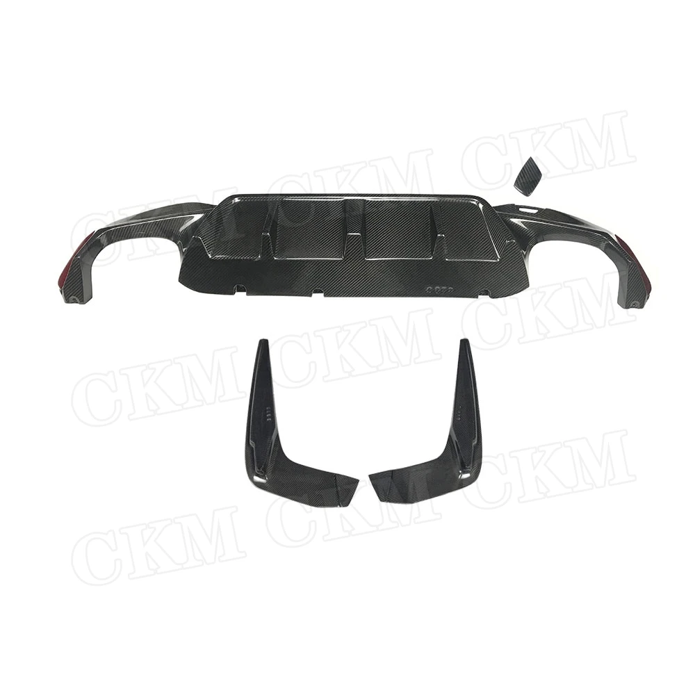 Сухой карбоновый диффузор для задних губ разветвители щитки BMW 5 серии F90 M5 Седан 4
