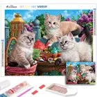 5d алмазная живопись, полная картина, Квадратный кот, картина Стразы, алмазная вышивка, бриллиантовая вышивка, ручная работа, подарок