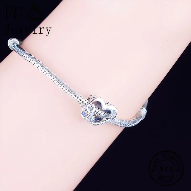 Ювелирные изделия FC оригинальный брендовый браслет с подвесками из серебра 925