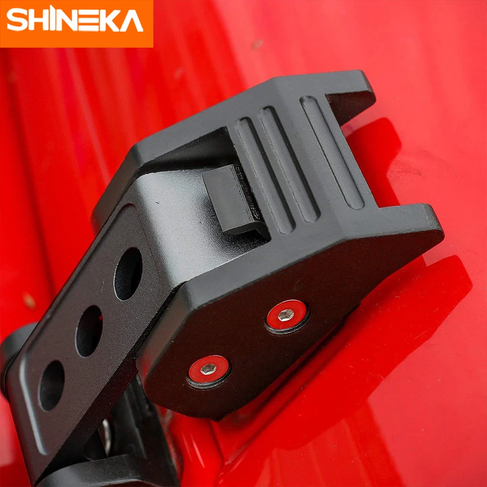 SHINEKA крышка замка Защелка комплект для Jeep Wrangler jk jl металлическая блокировка крышки двигателя для Jeep Wrangler JK JL неограниченное количество аксессуаров