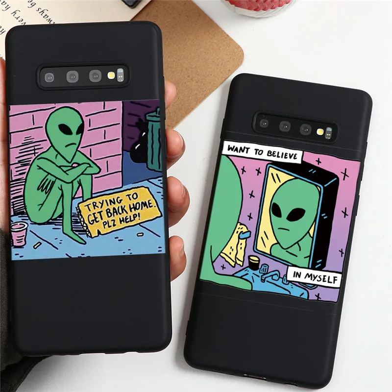 Чехол Alien для Samsung Galaxy A51 A71 A11 A21s A31 A41 A91 A10 A20 A30 A40 A50 A70 S10 S8 S9 S20 Plus Ультратонкий чехол
