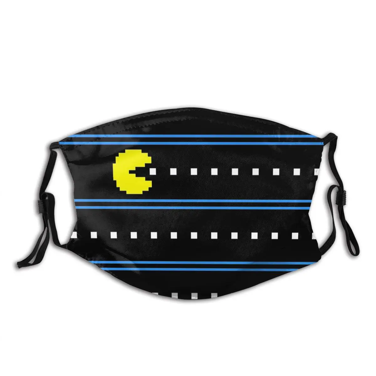 

Retro Maze Video Games Non Disposable Print Mouth Face Mask with filters Anti Wind Dust Proof Winter Protection Cover Respirator