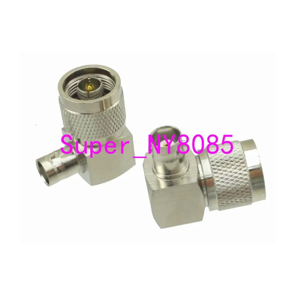 

1pce Adapter N male plug to BNC female jack right angle RF COAXIAL