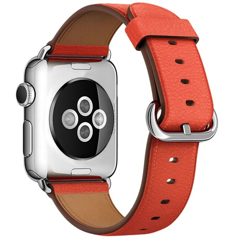 Ремешок из коровьей кожи для apple watch band 44 мм 40 спортивный браслет смарт часов iwatch