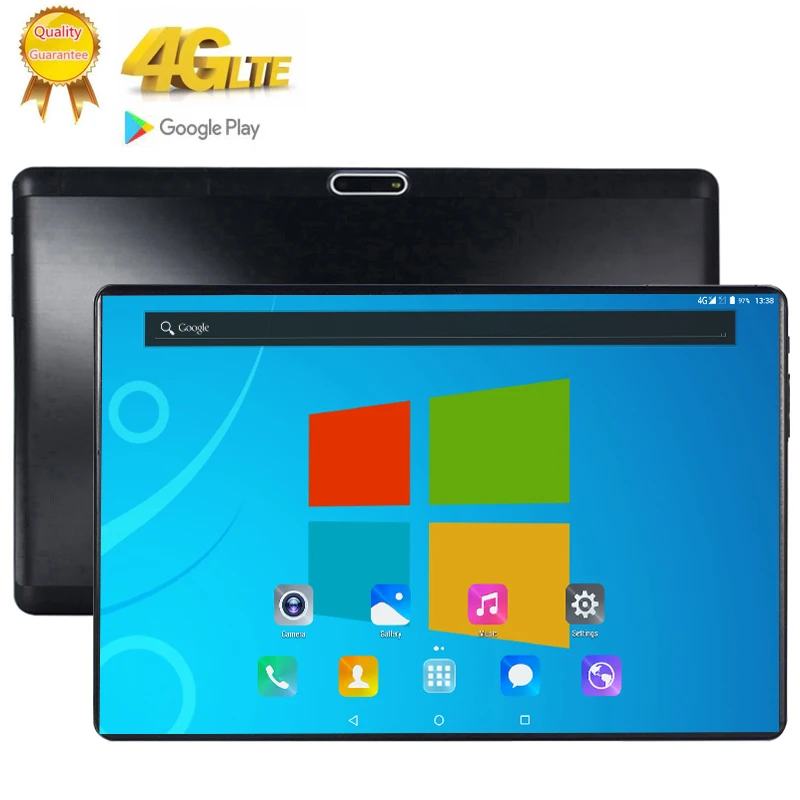2020 128G MTK6797 10 дюймов 2.5D планшетный ПК Deca ядер 8 ГБ ОЗУ 128 Гб ПЗУ Android 9 0 WiFi 3g 4G LTE ips HD