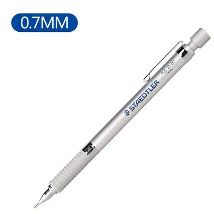 0.7mm Германия STAEDTLER 92525 механический карандаш 0,9/0,5/0,3/0,7/2,0 мм металлический специально версия профессиональный специальный Рисование Раскрашивание - Цвет: 0.7mm