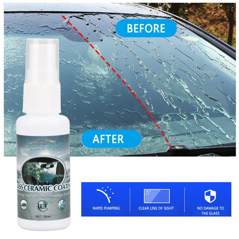 30 мл переднего лобового стекла автомобиля с функцией защиты от УФ лучей из дождь