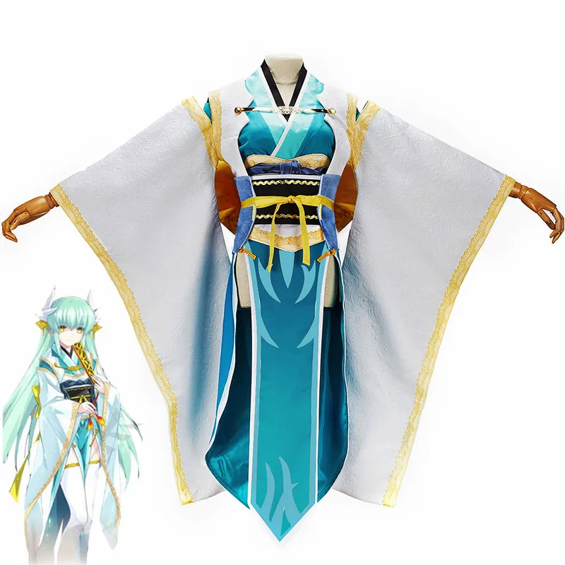 Игры Fate Grand для косплэй костюм Zero Kiyohime карнавальный Кимоно Костюмы на Хэллоуин