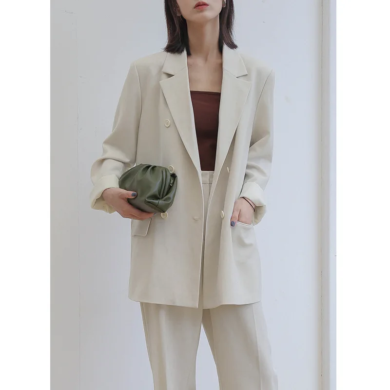 Осень Новый стиль простой маленький костюм женский шикарный сетчатый красный