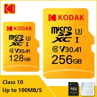 kodak memory card high speed 100mbs 32gb a1 class 10 uhs i 64gb 128gb micro sd card v30 u3 tf card for camera smartphone game