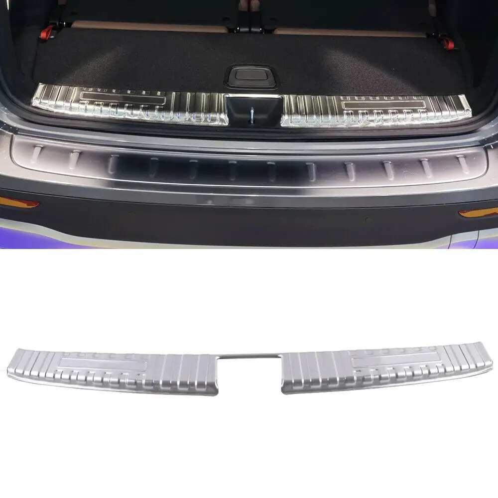 

Silver Inner Rear Bumper Guard Plate Trim For Mercedes-Benz GLB-Class 2019-2021