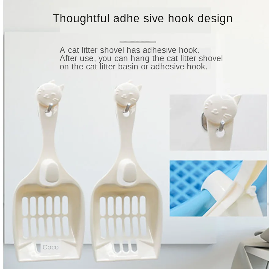 Товары для домашних животных пластиковая Лопата кошачьего наполнителя лопата