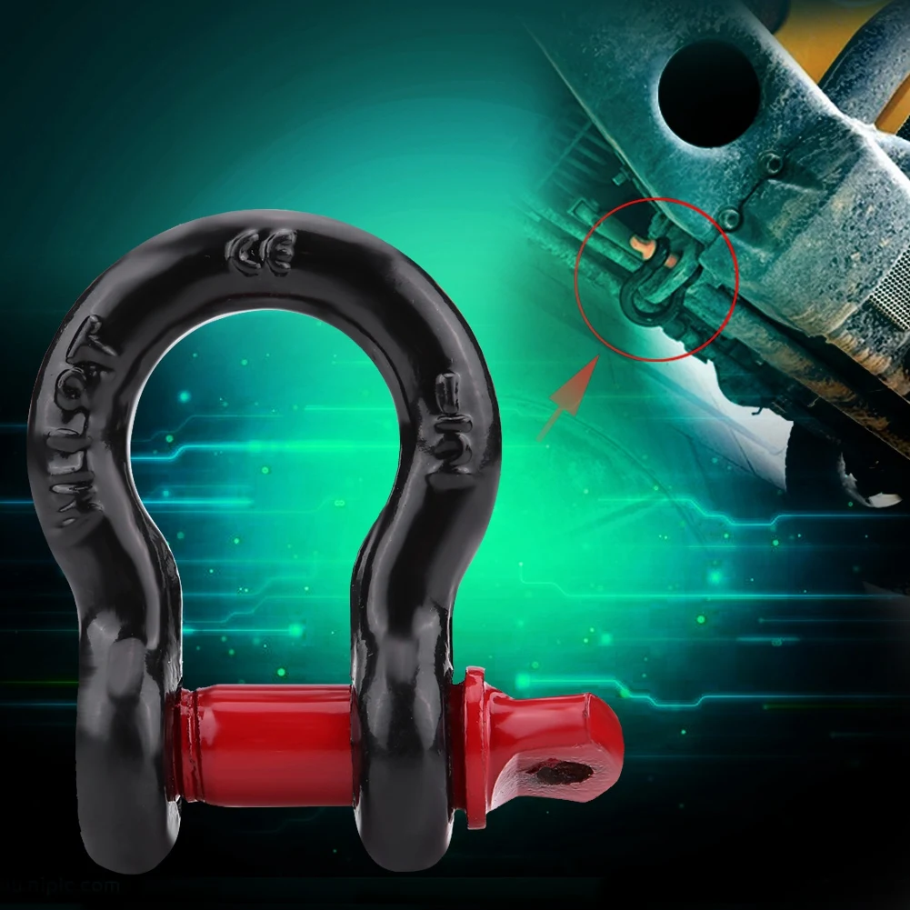 

Heavy Duty Galvanized Shackles D Ring 2T 4,400lbs Capacity for Vehicle Recovery Towing