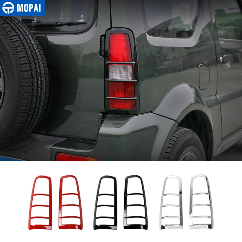 

MOPAI Car Lamp Hoods for for Suzuki Jimny 2007 ABS Car Rear Tail Light Lamp Guards for Suzuki Jimny Accessories