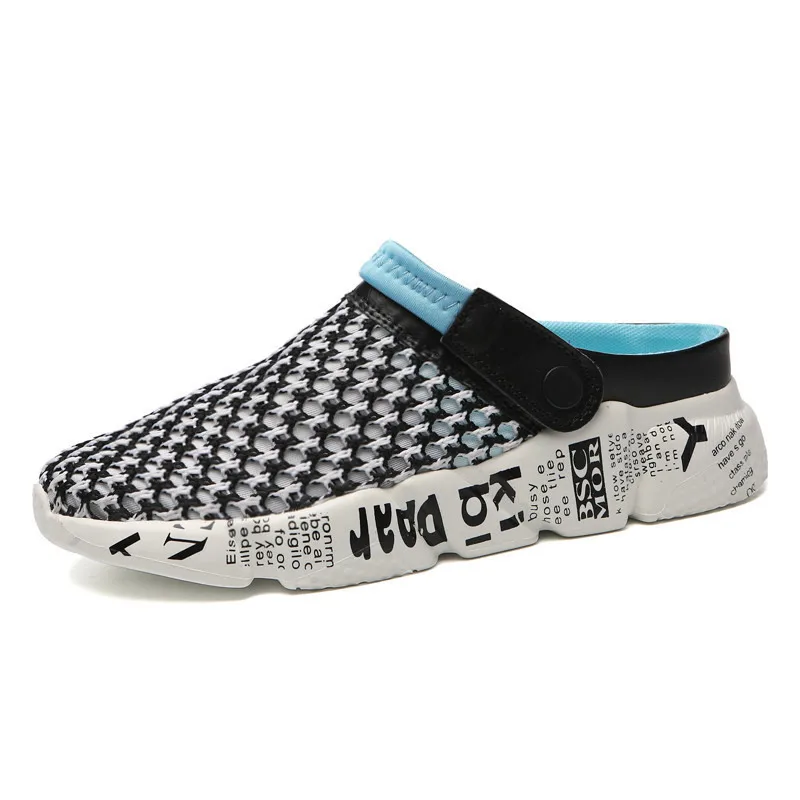 Летняя мужская обувь Повседневные пляжные мужские уличные сандалии из сетчатого