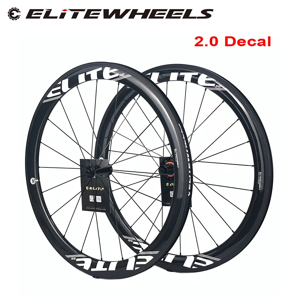 ELITEWHEELS PRO 700c Дорожные Углеродные колеса R10 ступицы 35 38 40 45 47 50 55 60 88 мм трубчатые