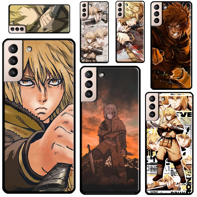 

Thorfinn Vinland saga anime Case For Samsung Galaxy S21 Ultra S20 FE S8 S9 S10 Plus Note 10 Note 20 Ultra Back Cover