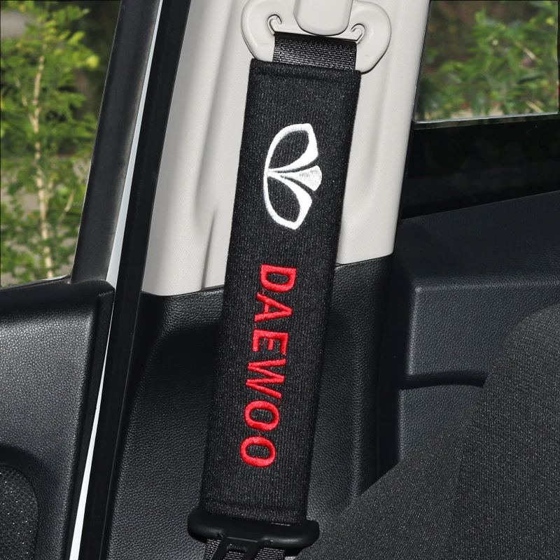 2 шт. автомобильный ремень безопасности вышивка узор Чехлы Чехол для daewoo