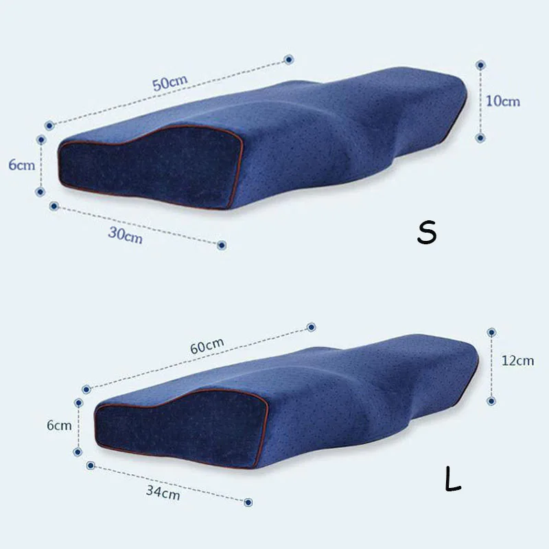 Медленная подушка из пены с эффектом памяти для постельных принадлежностей в