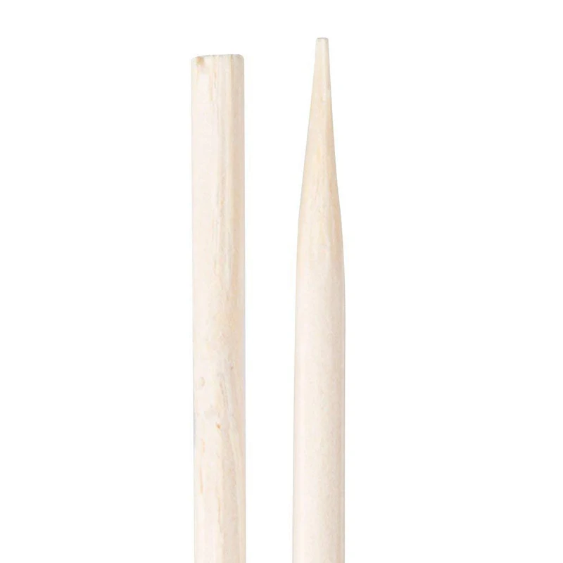 Длинные бамбуковые палочки 45 см * 6 мм инструменты для барбекю натуральная