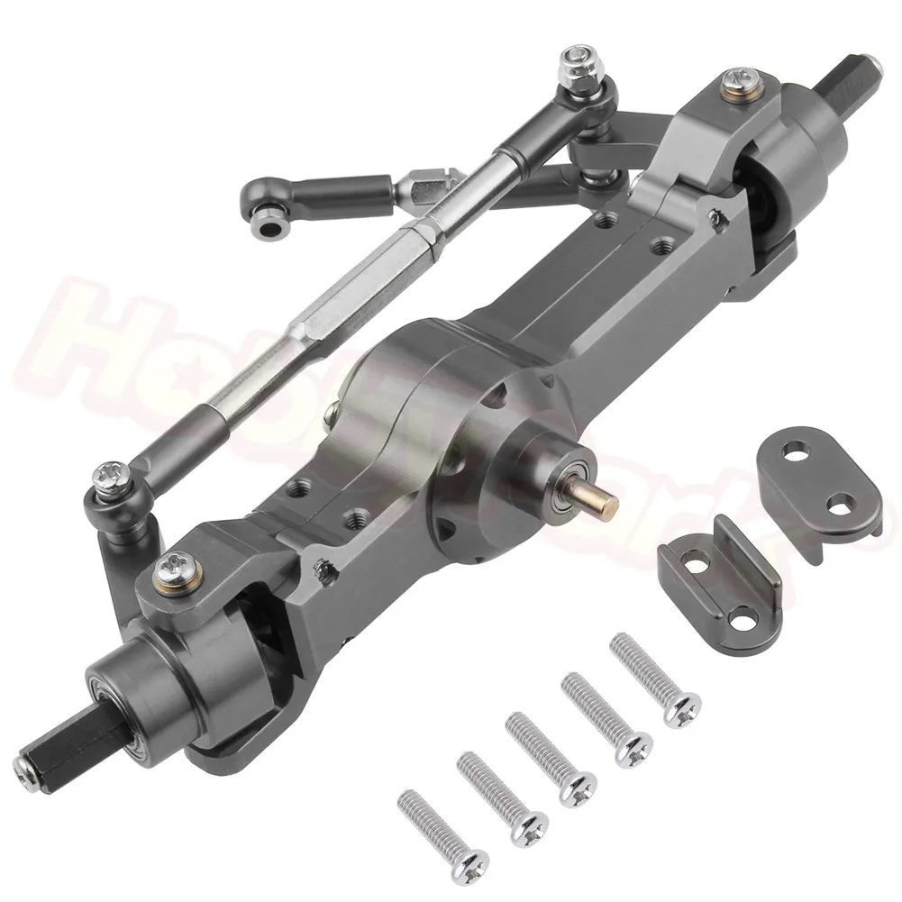 Front Axle Set 7031 Обновление металла Запчасти для WPL HengLong 1/16 RC автомобиль военный грузовик на гусеничном ходу 4x4 6WD C14 C24 B14 B24 B16 B36 Q60 Q61 Q64 Q65 - Цвет: Front Axle Set 7031