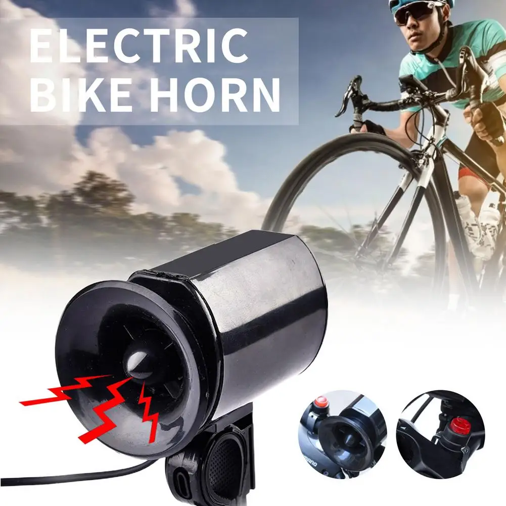 

Electric Bicycle Horn 142dB Bike Horn Waterproof For Rainy Weather Foggy Weather Safer Cycling