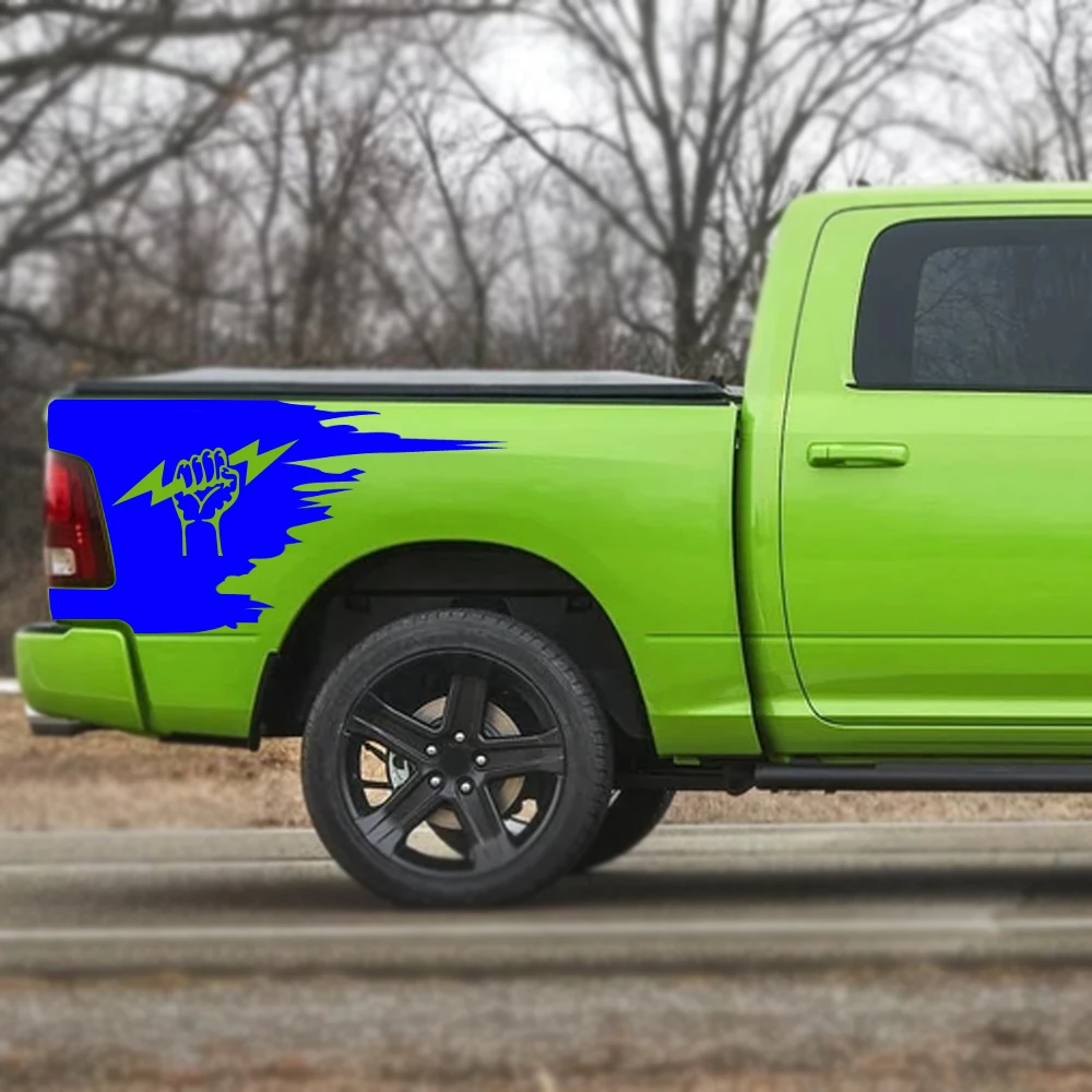 Автомобильный Стикеры Палочки кузов пикапа Контейнер боковой полосы комплект