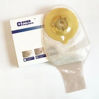 new arrivalone piece convexity colostomy pouch with clip closure drainage ostomy bag cut to fit for stoma hollow