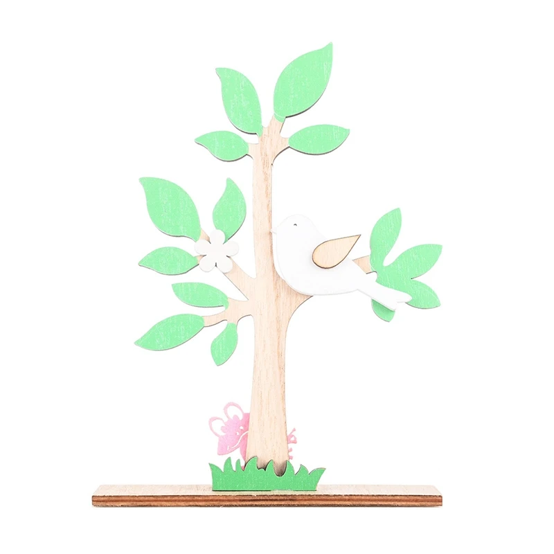 Пасхальные деревянные елочные украшения товары для вечеринки праздничную