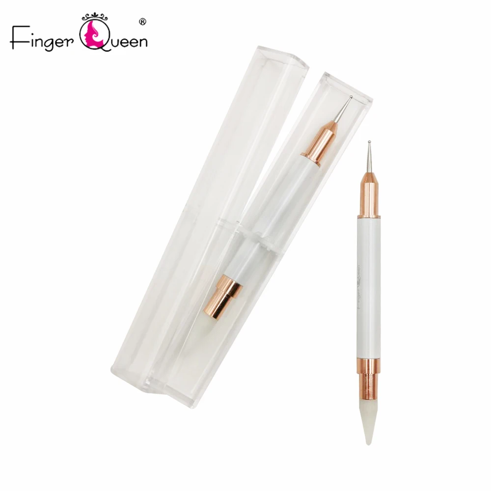 Dual-ended Dotting Pen Picker Wax For Rhinestone Pick Up Stone Nail Alloy reatment Auger Art Tool | Красота и здоровье