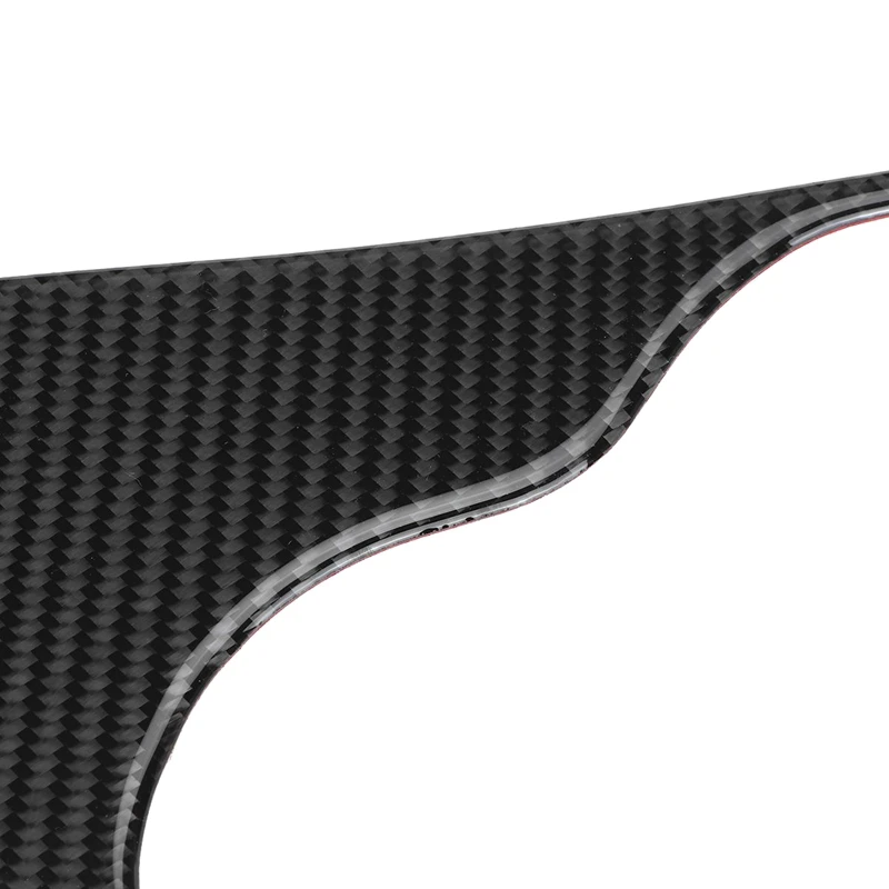 

for Infiniti Q50 2014-2019 Real Carbon Fiber Car Front Center Console Water Cup Holder Cover Trim