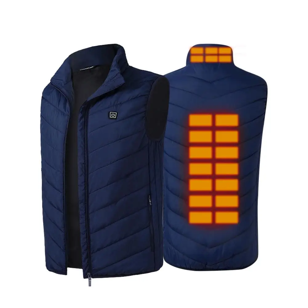 

Graphene Electric Warm Vest USB Intelligent Constant Temperature Heating Vest For Outdoor Sports Fishing