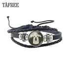 Многослойный Плетеный шнур TAFREE, белая альпака, искусство, картина, искусственная кожа, веревка, цепочка, браслеты, ювелирные изделия YT81