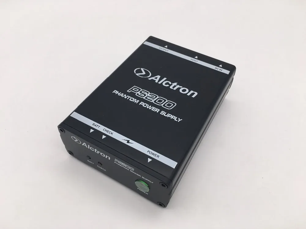 Alctron CS55 с PS200 48 В фантомное питание большой мембранный Конденсатор Запись микрофон для студии, сценическое представление