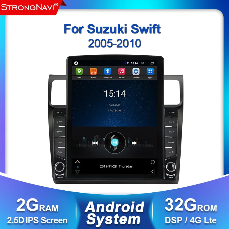 2G + 32G Android DSP 4G lte автомобильный Радио мультимедийный плеер для Suzuki Swift 2005 2006 2007 2010