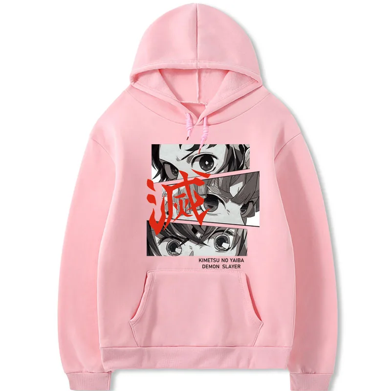 

kpop kawaii Harajuku Funny Demon Slayer couple hip hop Harajuku Hoodie Fleece Sweatshirt Hoodie Casual Pullover set Unisex man