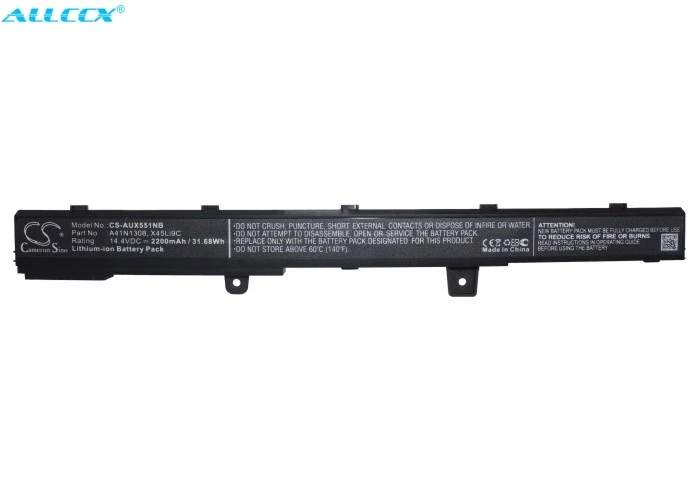 Аккумулятор Cameron Sino 2200mAh A31N1319 A41N1308 для ASUS A41 D550X451CA X451 X451C X45LI9C X551 X551C X551CA DH21|Цифровые