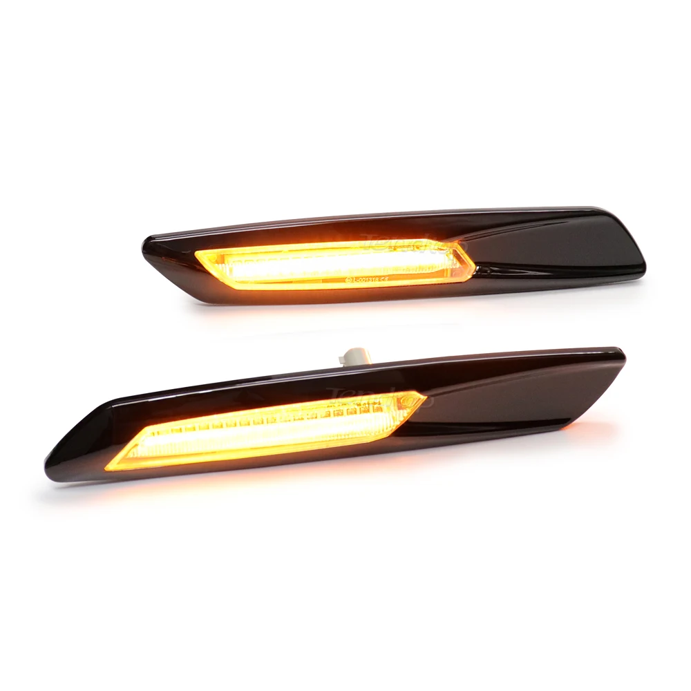 Оранжевый светодиодный автомобильный передний боковой габаритный индикатор для