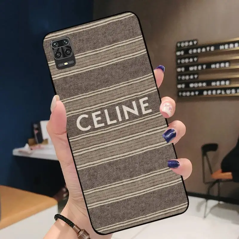 

Phone Case For Redmi 7 8 9 A K20 30 Pro Note 8 9 Pro 9s Soft Cover French Brand Design C-CelinEies