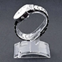 50 hot sale clear plastic jewelry bangle cuff bracelet watch display stand holder rack
