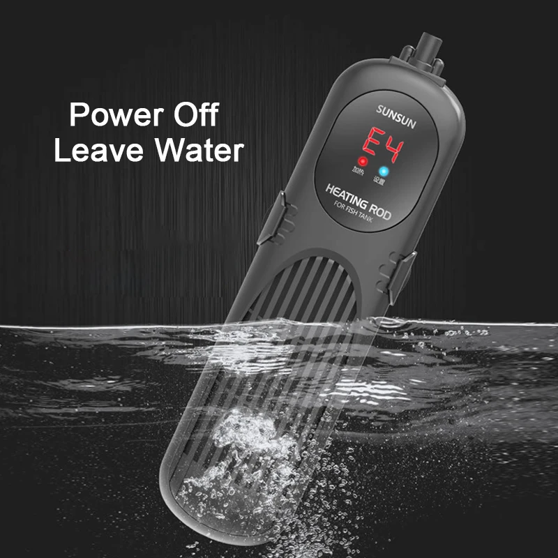 SUNSUN Stainless Steel Aquarium Heater LCD Display Smart PTC Fish Tank Adjustable Automatic Heating Rod Constant Temperature | Дом и сад